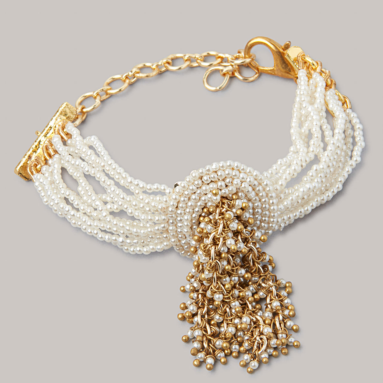Golden Real Pearl Necklace with Pendant - Pearl Jewelry - Apearl